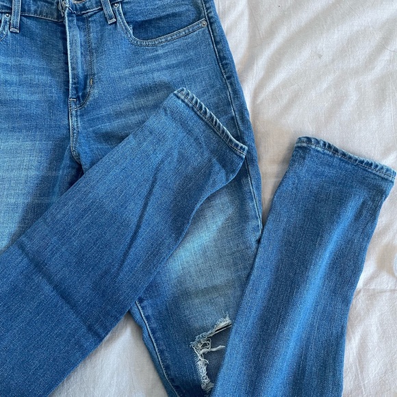 Levi’s 721 skinny ankle jean distressed size 28 - Picture 3 of 5